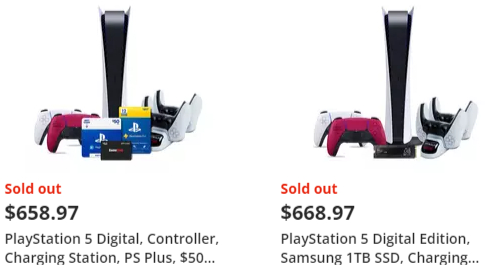 PS5 Digital Edition bundles at GameStop