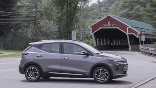 2022 Chevy Bolt EUV parked on the side of a street