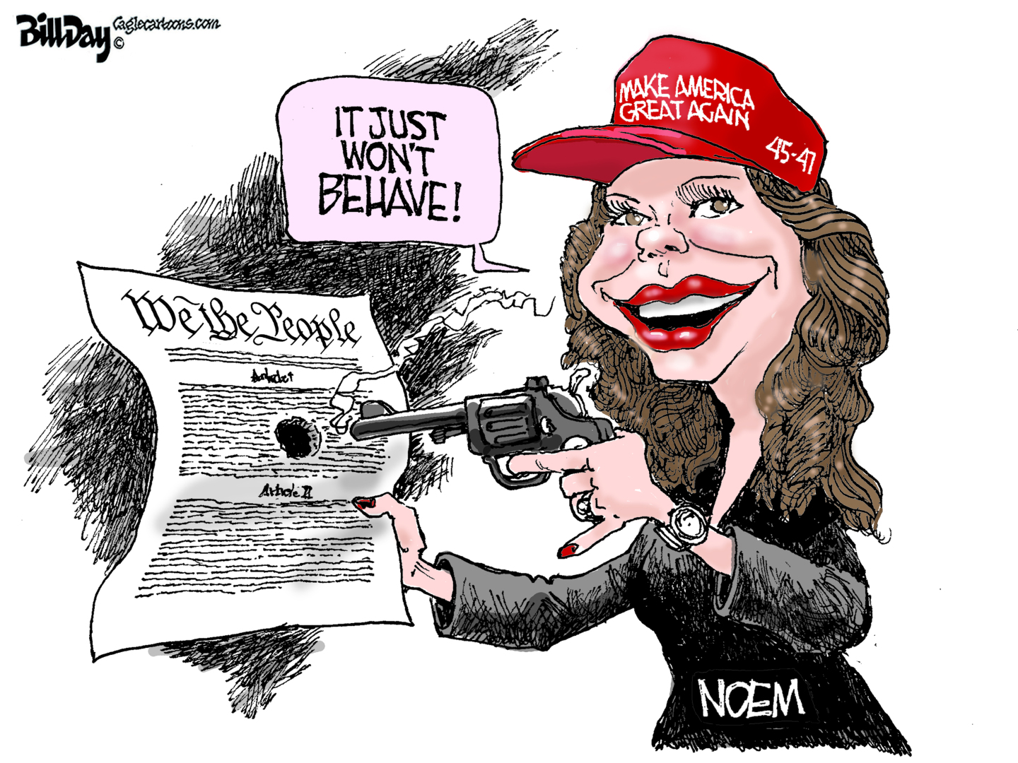 Political cartoon