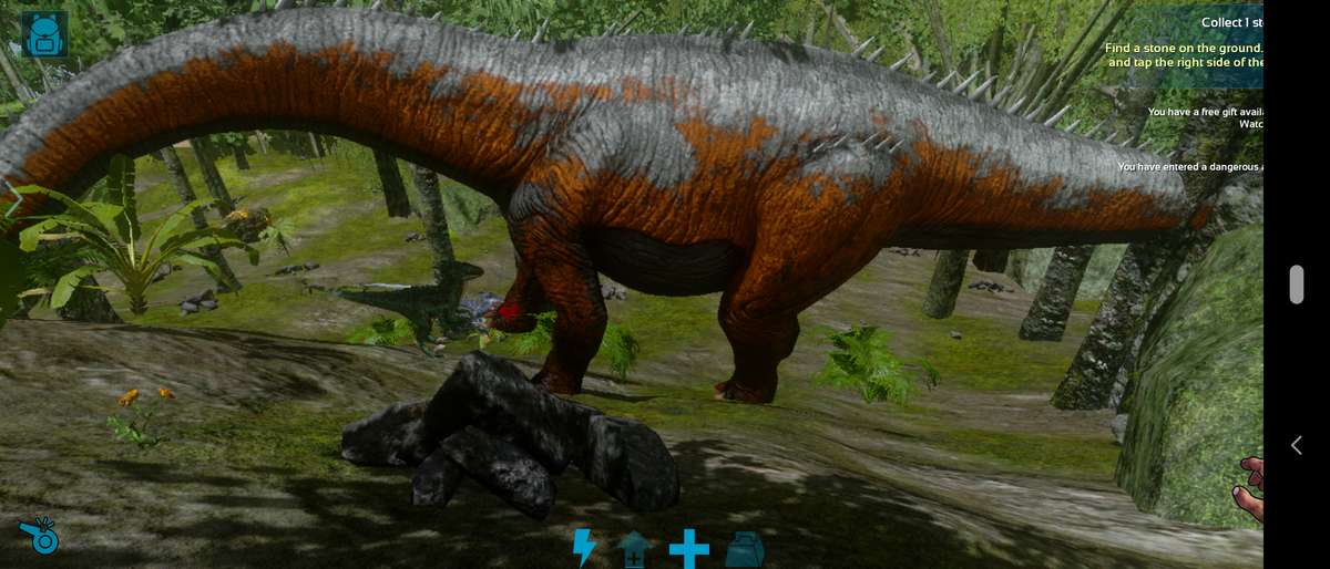 ARK: Survival Evolved had a smaller, but still noticable, black bar. Image credit: TechRadar
