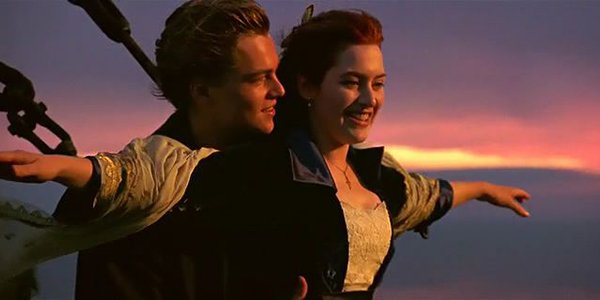 Titanic Jack and Rose I&#039;m flying scene