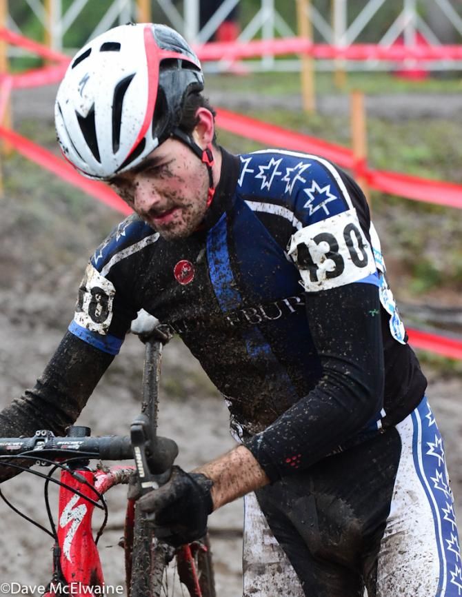 Collegiate racing at the USA Cycling Cyclo-cross National Championships in Austin.