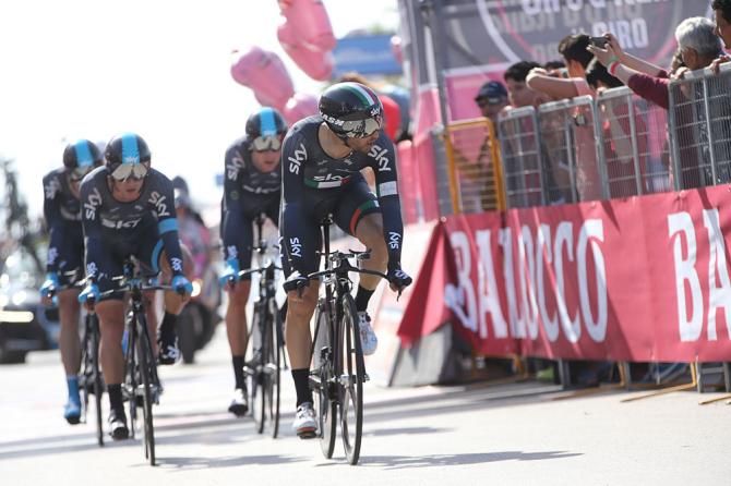Team Sky in action