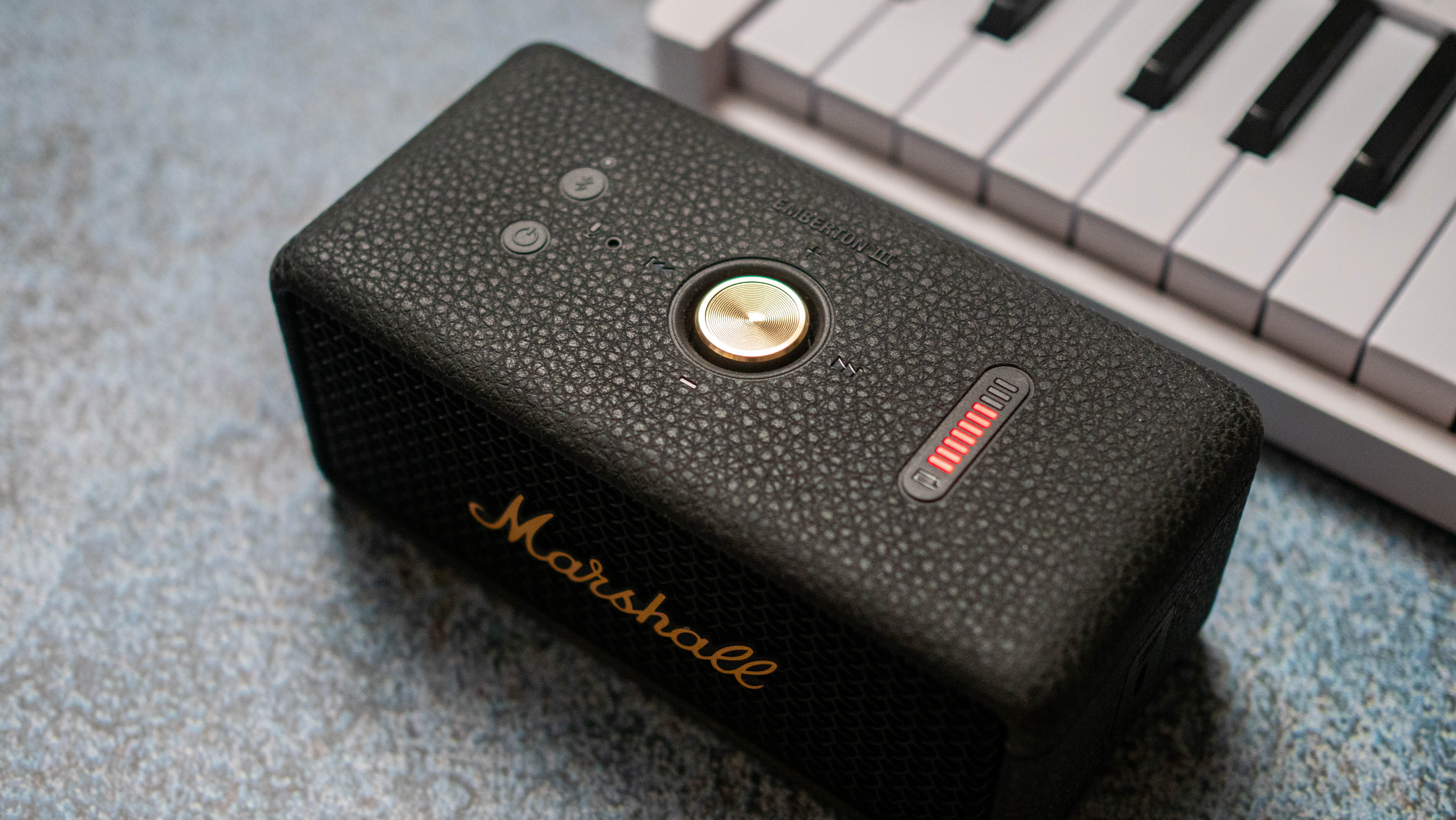 Marshall Emberton III testing on Android Central
