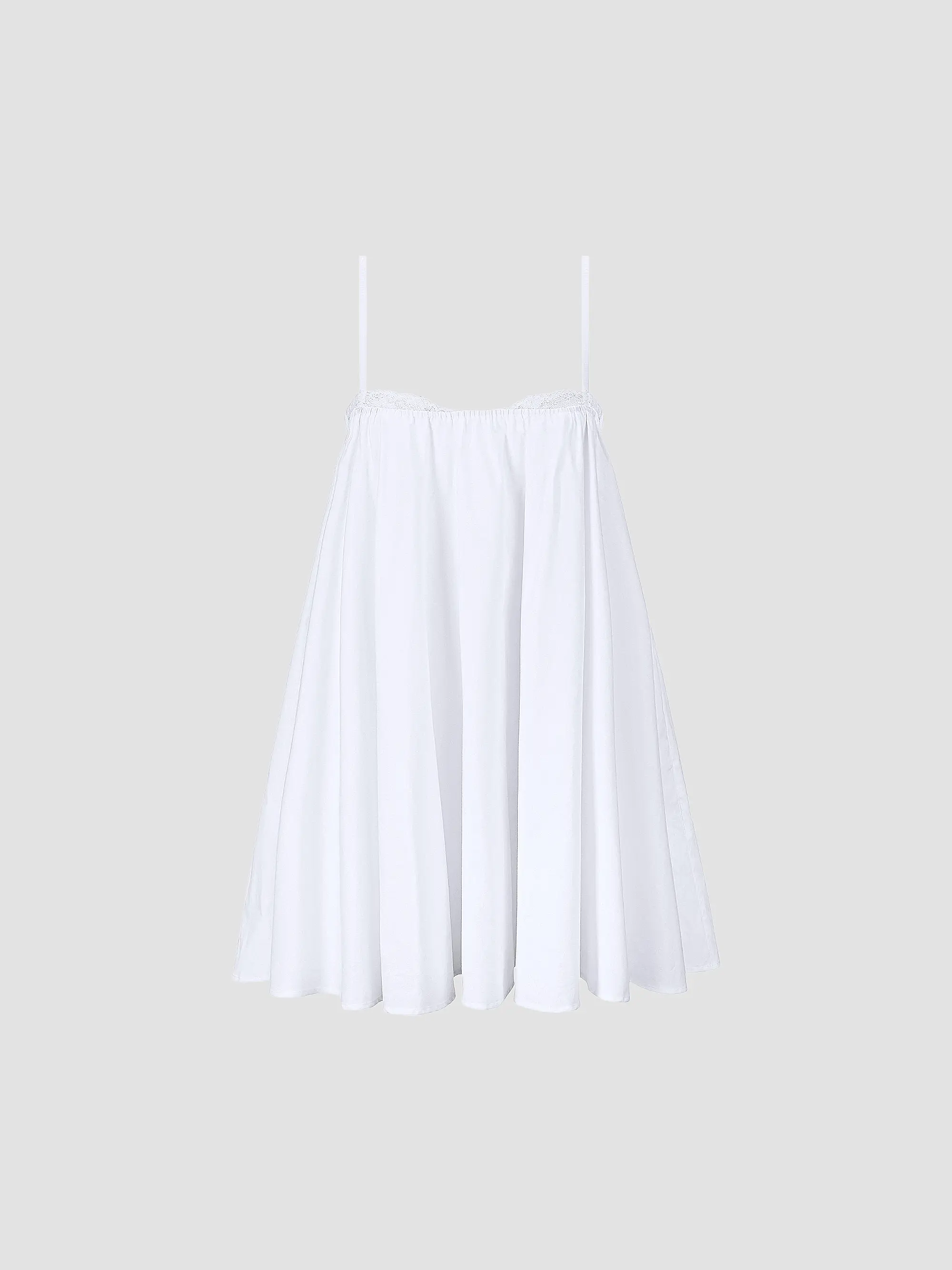 Cecily Stretch-Cotton Babydoll Minidress