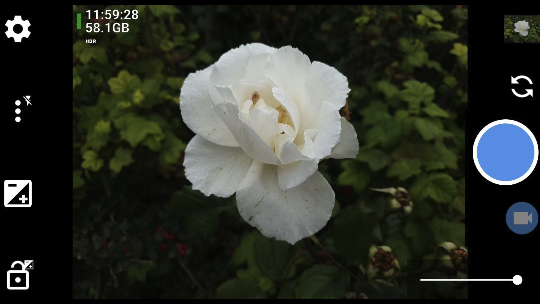 A screenshot of the Open Camera app