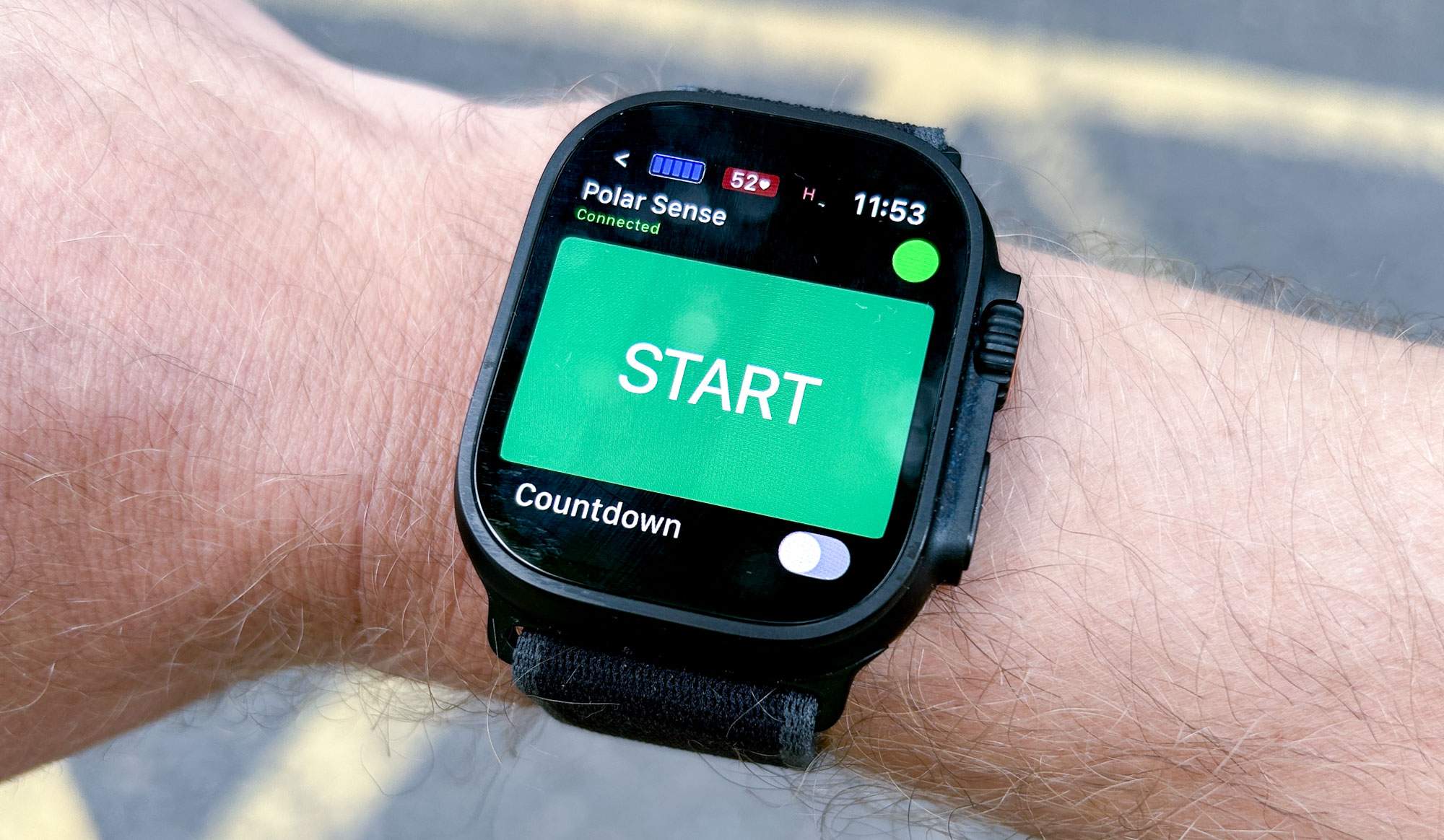 WorkOutDoors app for Apple Watch Ultra 2