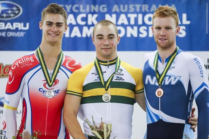 The Men's sprint podium.