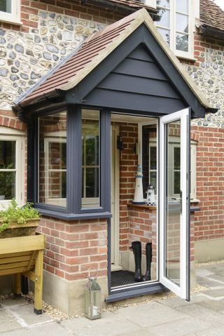 Porch small house extension