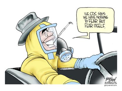 Obama cartoon Ebola CDC health