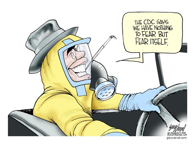 Obama cartoon Ebola CDC health