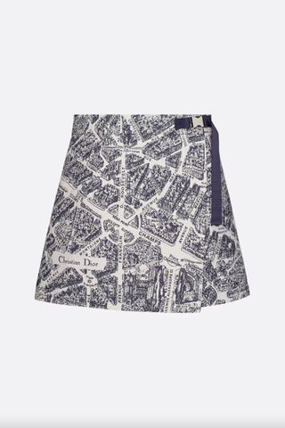 Falda pantalón Dior Plan de Paris