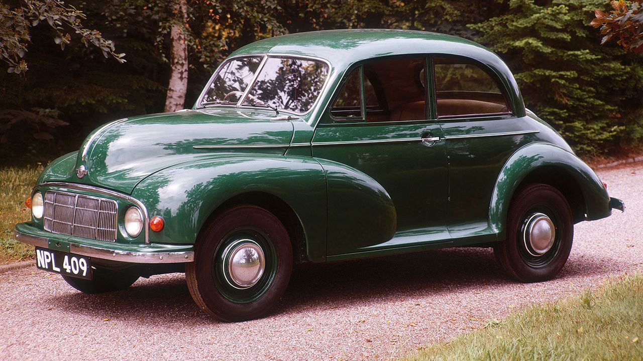 A 1949 Morris Minor 