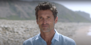 patrick dempsey's derek shepherd on the beach in grey's anatomy