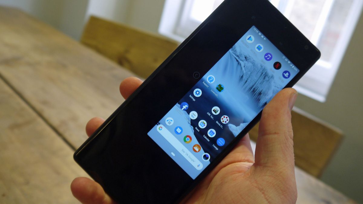 One-handed mode. Image credit: TechRadar