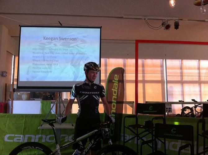 US junior national champion Keegan Swenson (Cannondale Factory Racing)