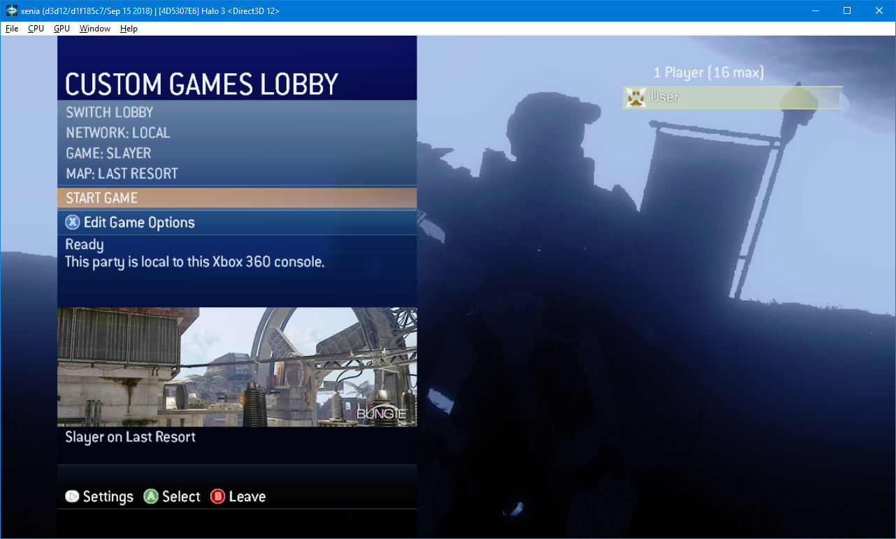 Xbox 360 emulator shares batch of DX12 Halo 3 screens | PC Gamer