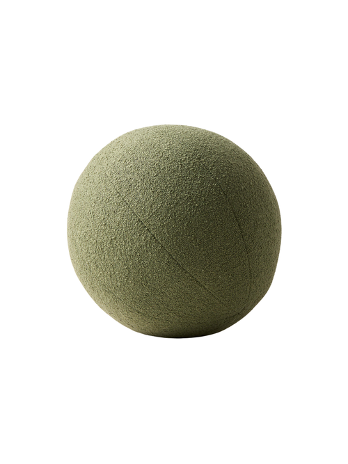 Silves Green Performance Boucle Sphere Outdoor Throw Pillow 12"