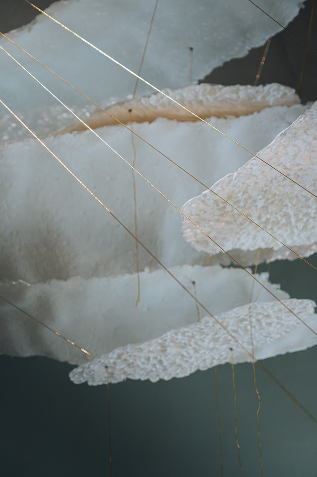 Paper Clouds installation by kengo kuma