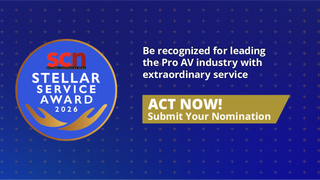 The SCN Stellar Service Award 2026 banner.