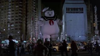 The Stay Puft Marshmallow Man in Ghostbusters