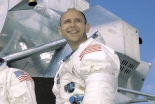Alan Bean walked on the moon during Apollo 12. He turned to painting to chronicle his experiences.