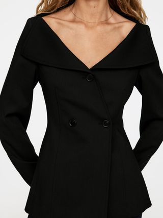 Off-Shoulder Blazer