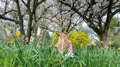 Iona McLaren in Bodnant Garden, Wales