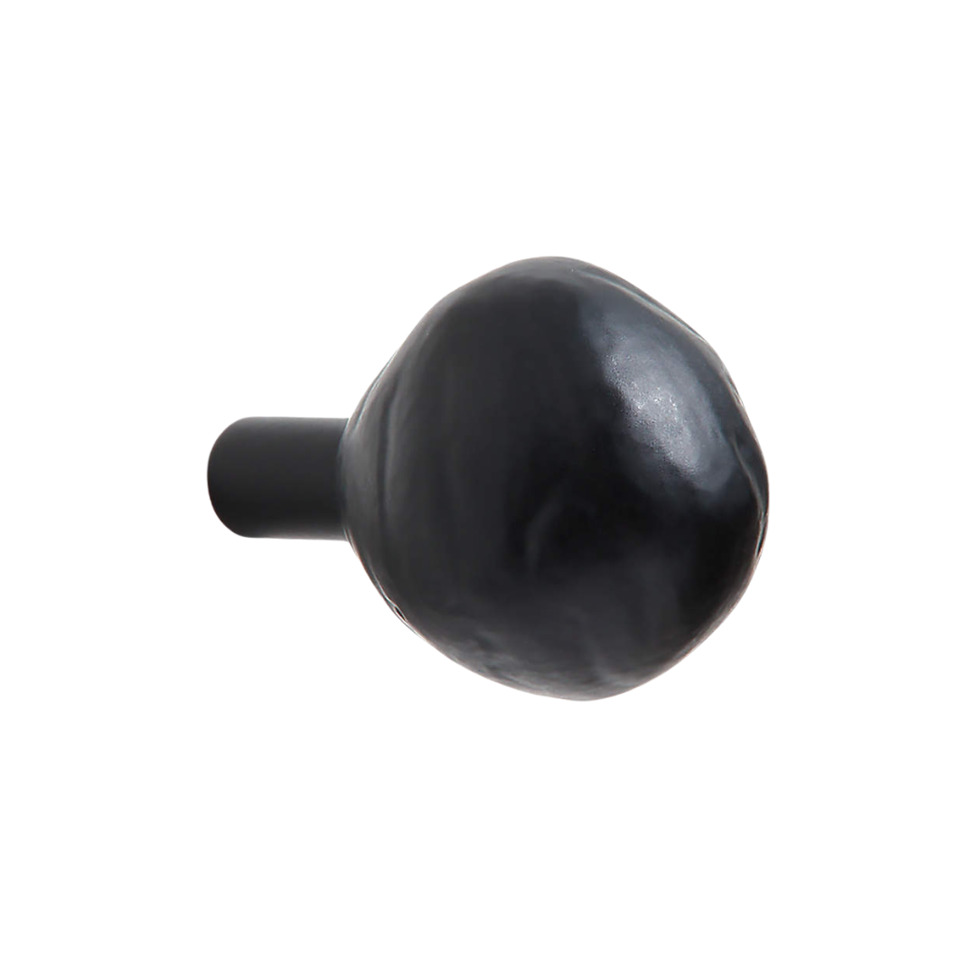 Forged Matte Black Cabinet Knob