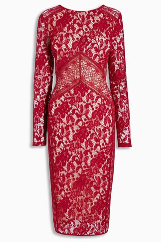 Lace dress, £60, Next