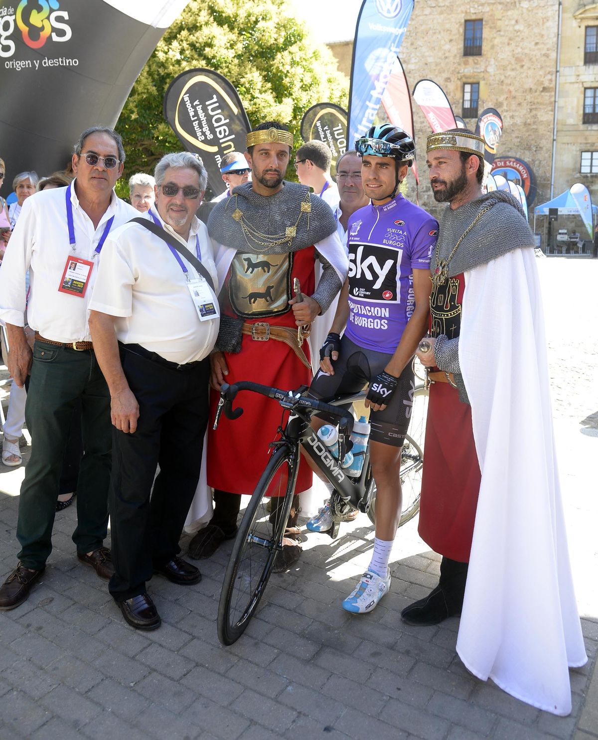 Mikel Landa (Team Sky) poses for a pre-stage photo