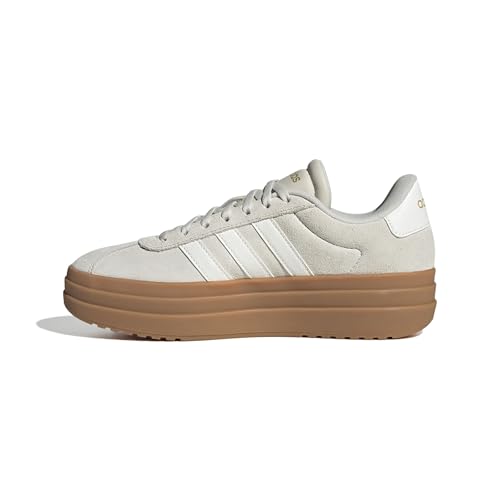 Adidas Women's Vl Court Bold, Alumina/white/gum, 6