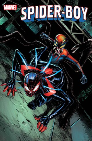 Spider-Boy #4 cover art by Humberto Ramos
