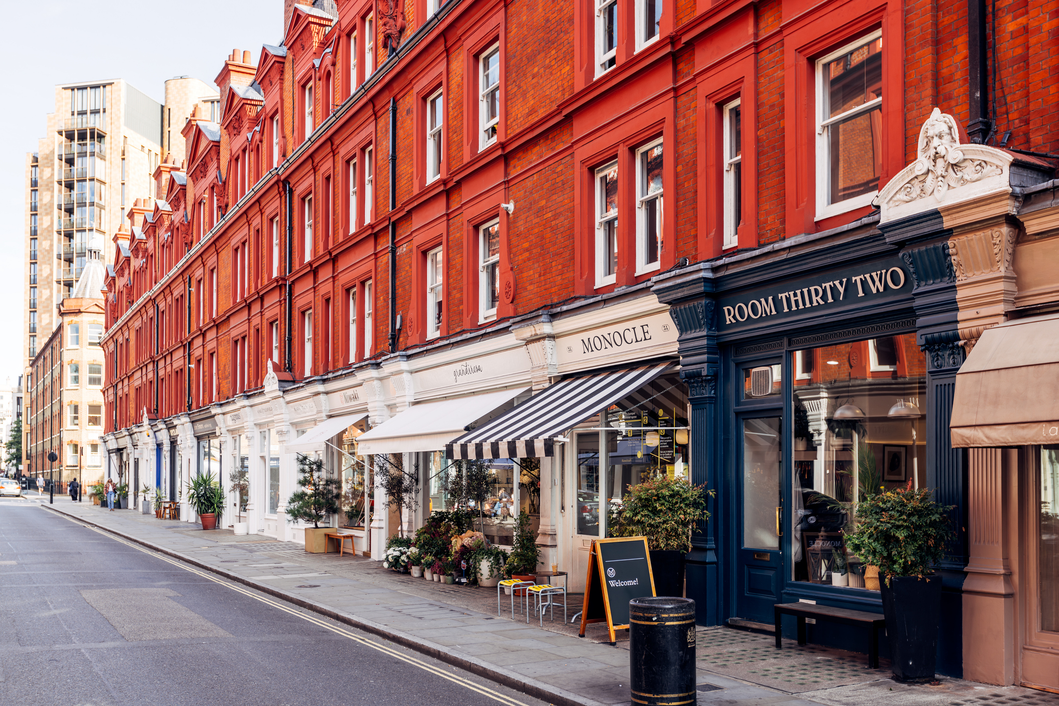 Commercial street in Marylebone