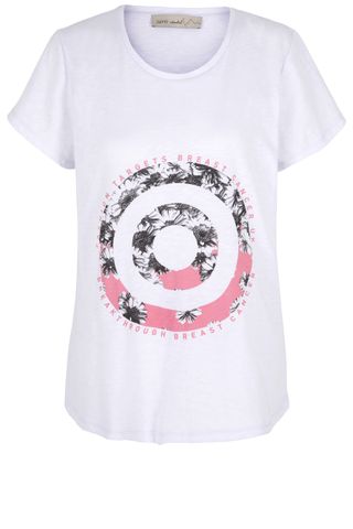 M&S White Target Print T-shirt, £15