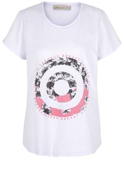 M&S White Target Print T-shirt