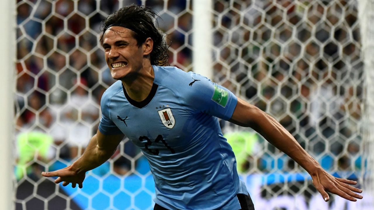 Edinson Cavani Uruguay vs. France World Cup quarter-final