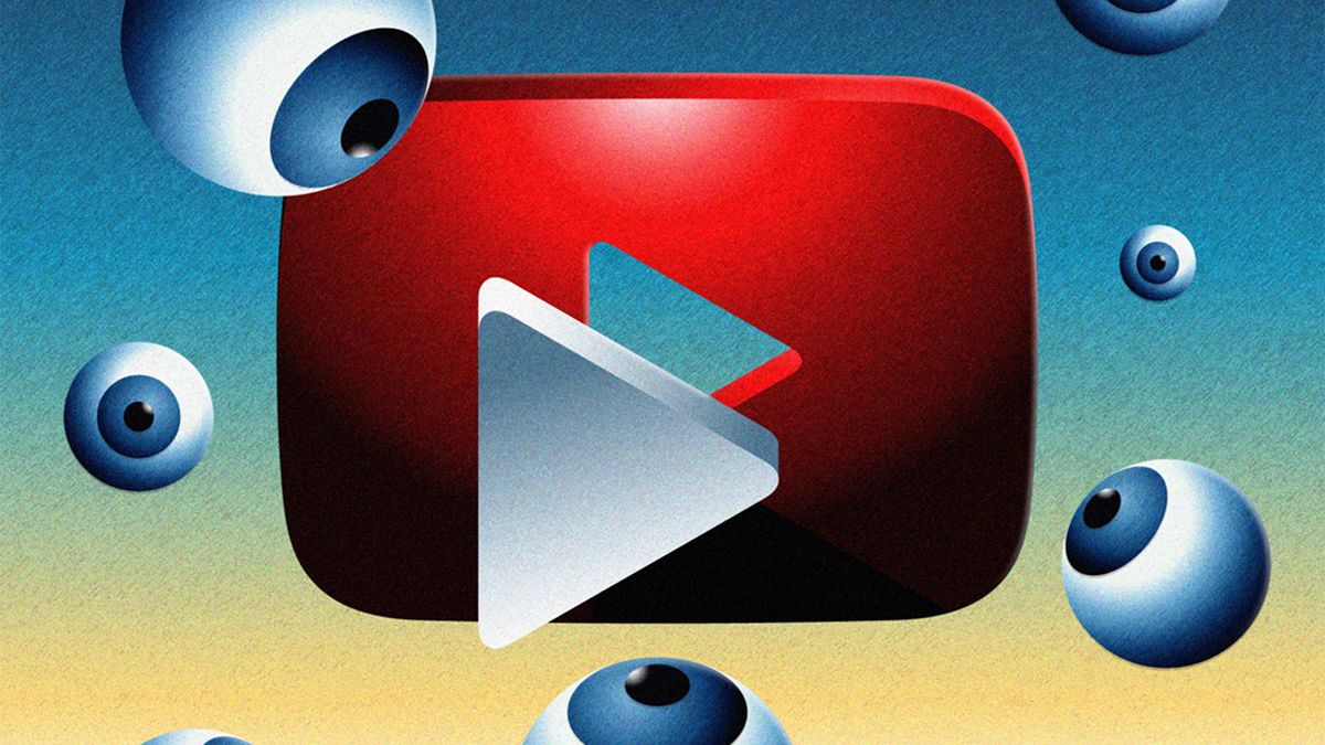 Surrealist rendition of the YouTube logo by bo_rad