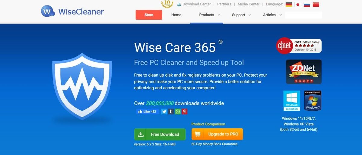 Wise Care 365 Review Hero