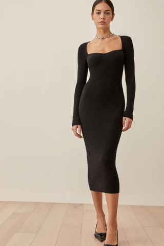 Reformation Tenore Cashmere Sweater Dress