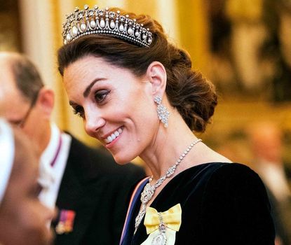 Kate Middleton Wore a New Diamond Ring at Diplomatic Reception | Marie  Claire