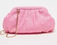 Ever New textured weave bag in bright pink
RRP: