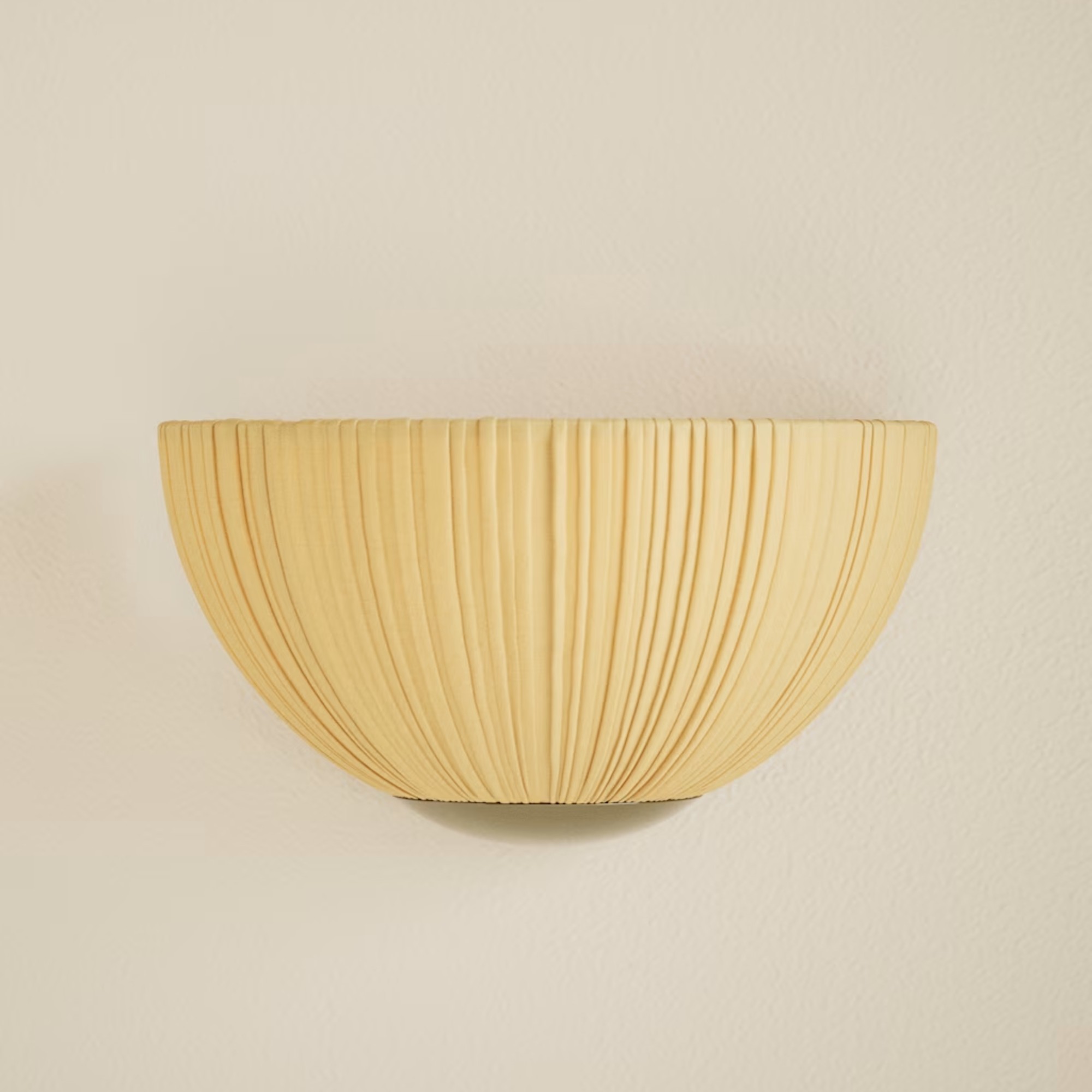 M&amp;amp;S Pleated Fabric Flush Wall Light