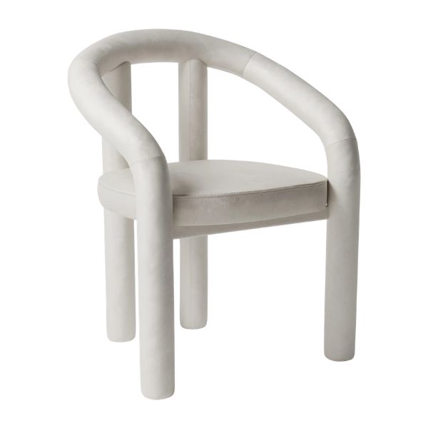 Westwing Collection, Velvet Arm Chair Calan