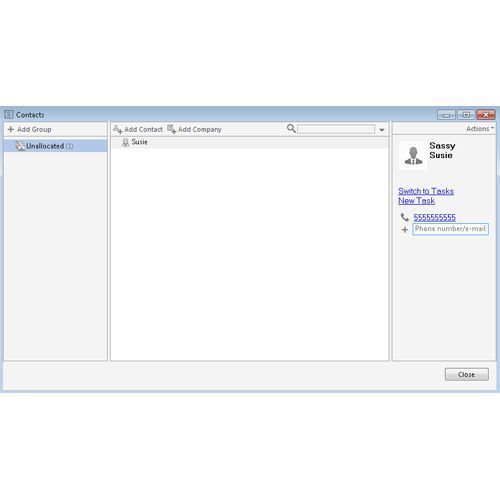 You can add important information about each of your contacts in the address book.