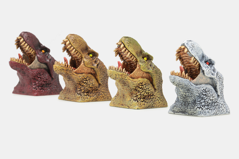 Dinosaur Keycaps for mechanical keyboards.