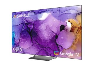 Sansui OLED TV on white background