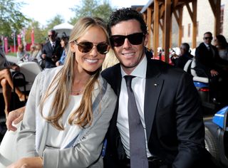 Rory McIlroy with fiance Erica Stoll