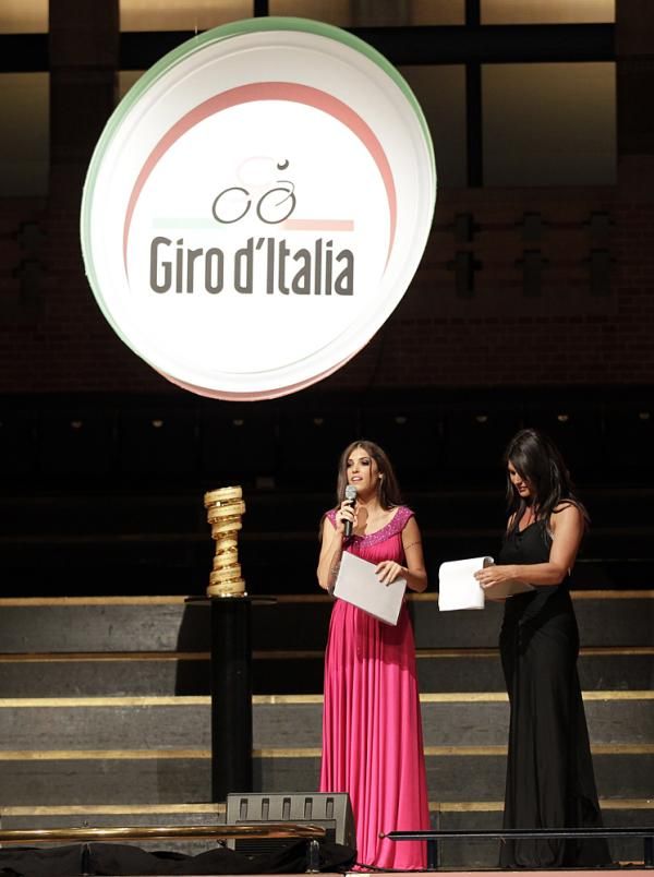 The overall Giro d'Italia trophy