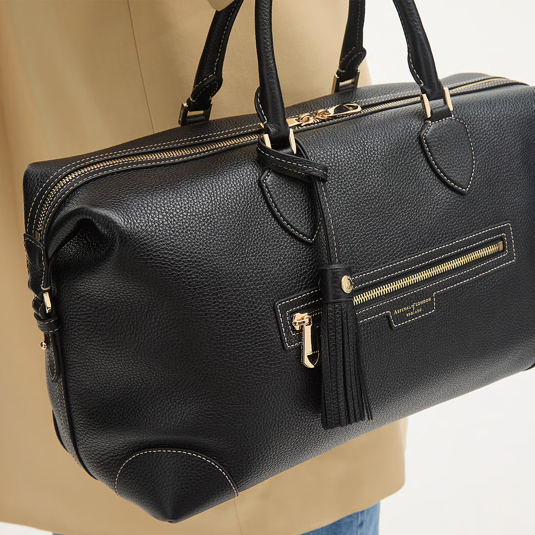 An image of the Aspinal of London Hudson bag.